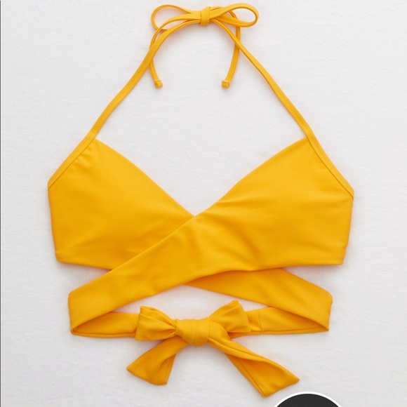 aerie Other - Aerie Wrap Halter Bikini Top